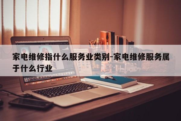 家电维修指什么服务业类别-家电维修服务属于什么行业